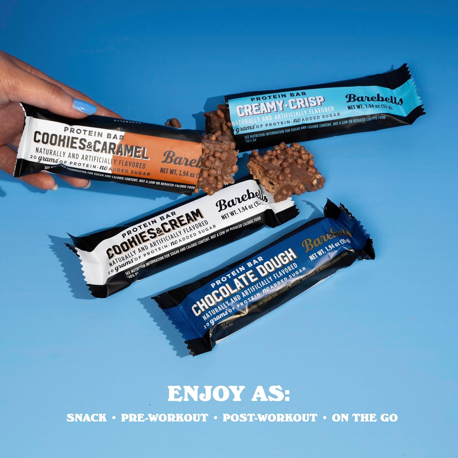 Barebells Protein Bars Favorites Variety Pack – 12 Bars 20g of Protein