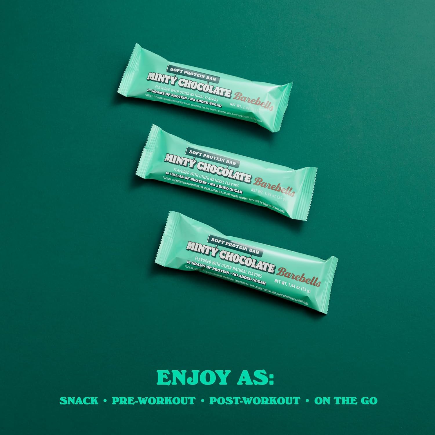 Barebells Soft Protein Bars Minty Chocolate, 24-Pack