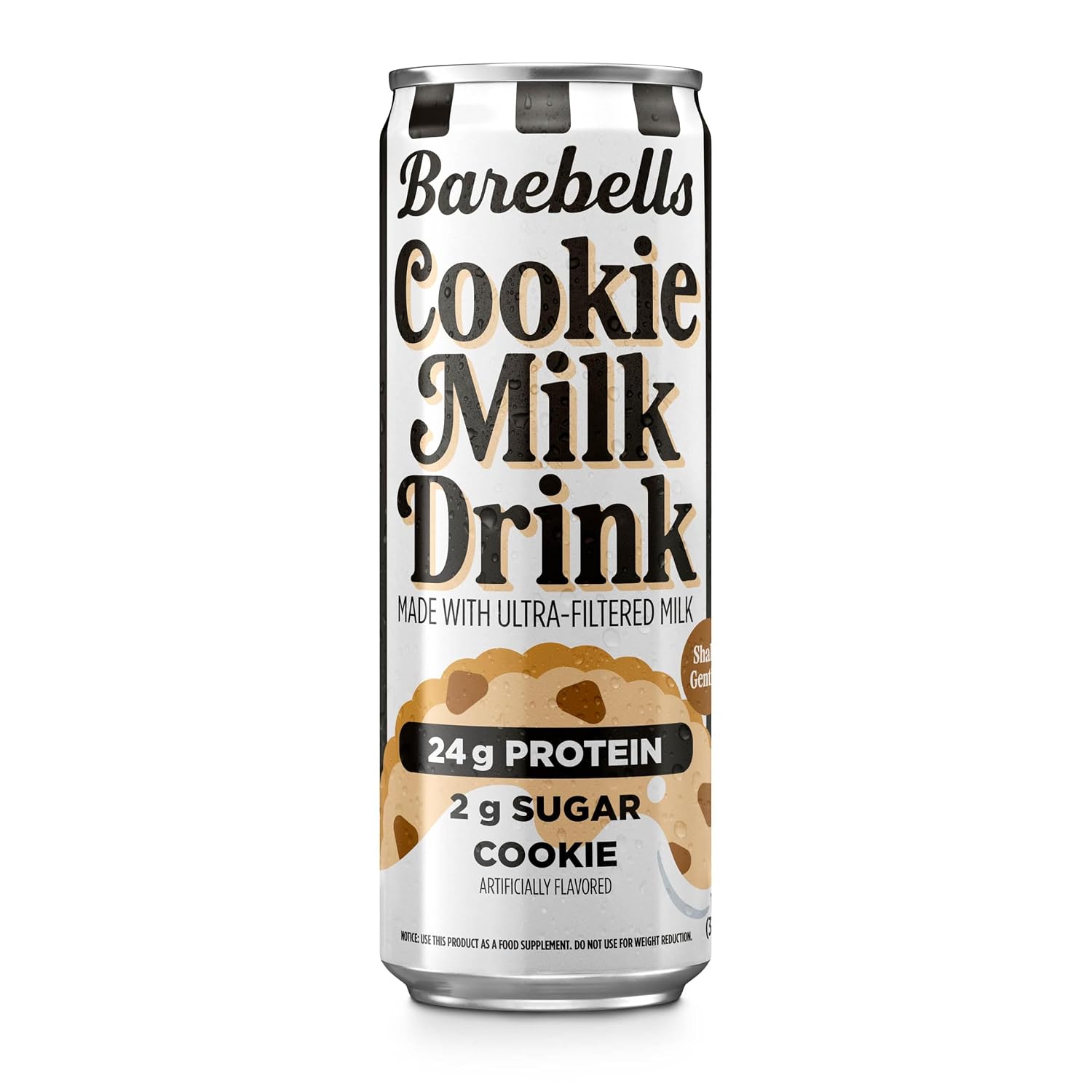 Barebells Protein Milk Drink, Cookie, 24g Protein, 11 fl oz, 12 Pack