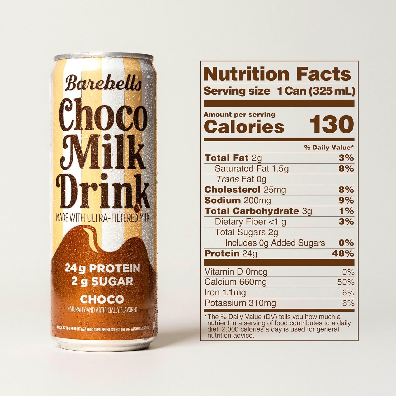 Barebells Protein Milk Drink, Chocolate, 24g Protein, 11 fl oz, 12 Pack