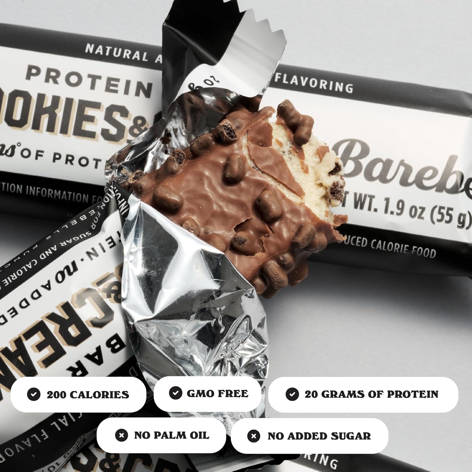 Barebells Protein Bar Variety Pack, Caramel Cashew & Cookies & Cream