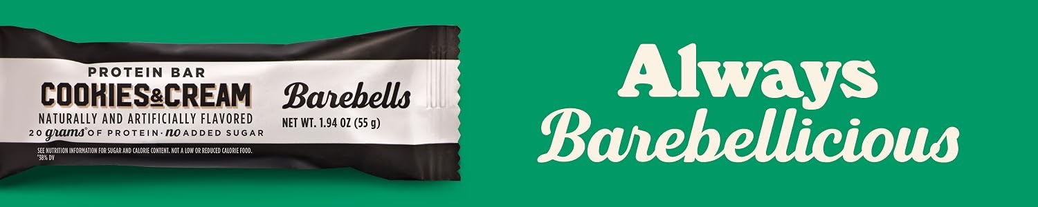 Barebells | Cookies & Cream Protein Bars for High-Protein Snacking- Barebells Online Store